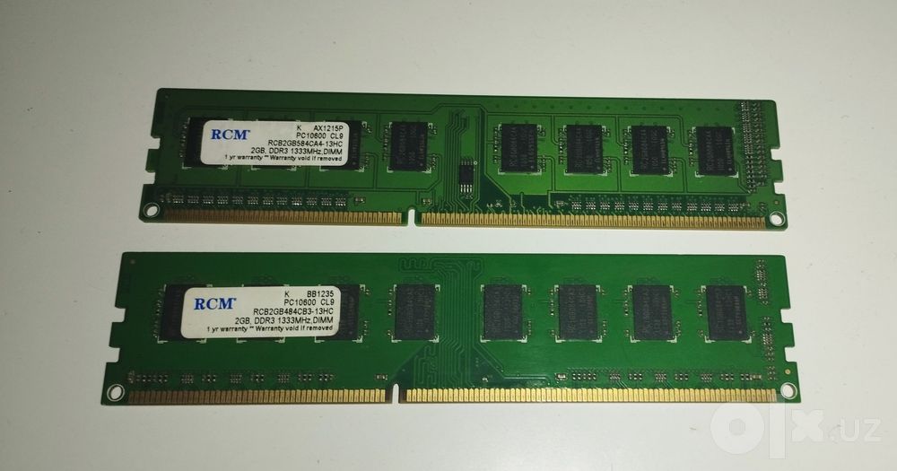 ОЗУ 2+2 Гб на пк+ G620