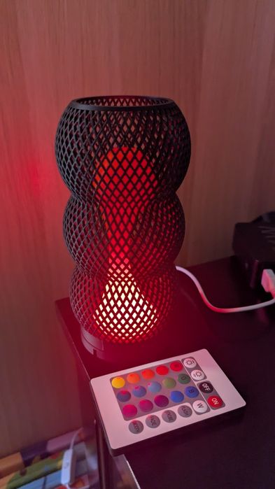 Vand lampa USB neagra