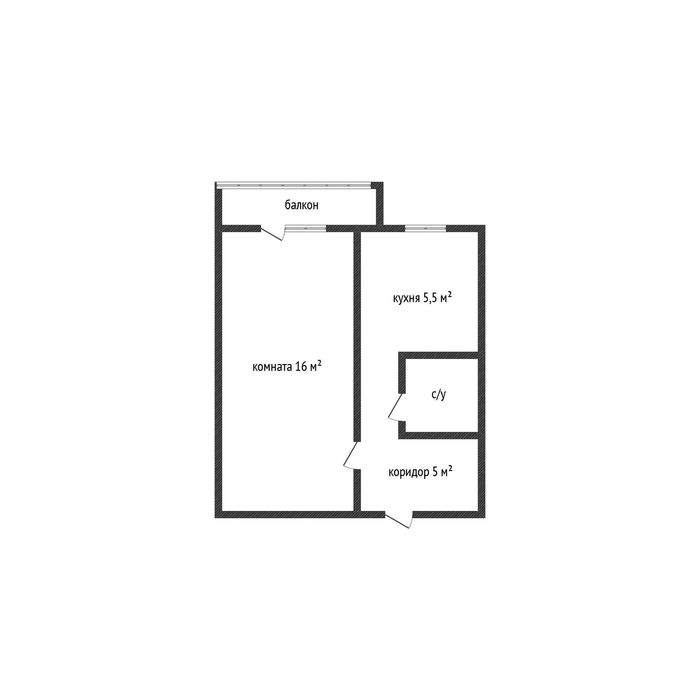 Продажа 1-комнатной квартиры