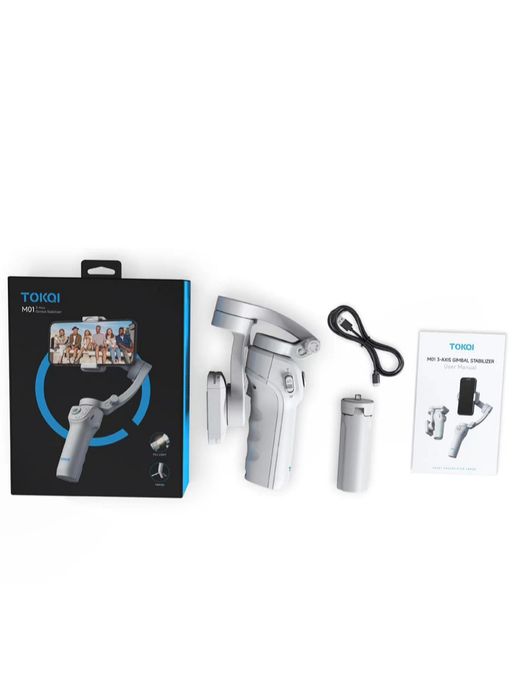 Стабилизатор для смартфона TOKQI M01 — это универсальный трехосевой