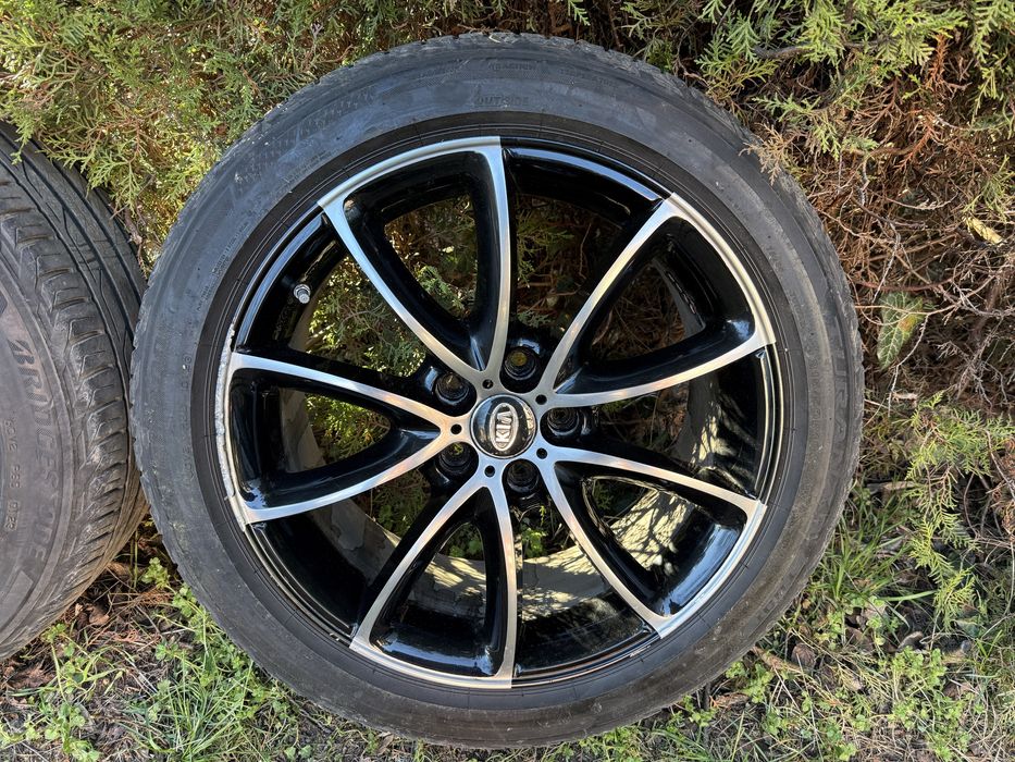 Джанти 18’ 5х114,3 8J ET40 с датчици, гуми 215/50/18 Bridgestone DOT23