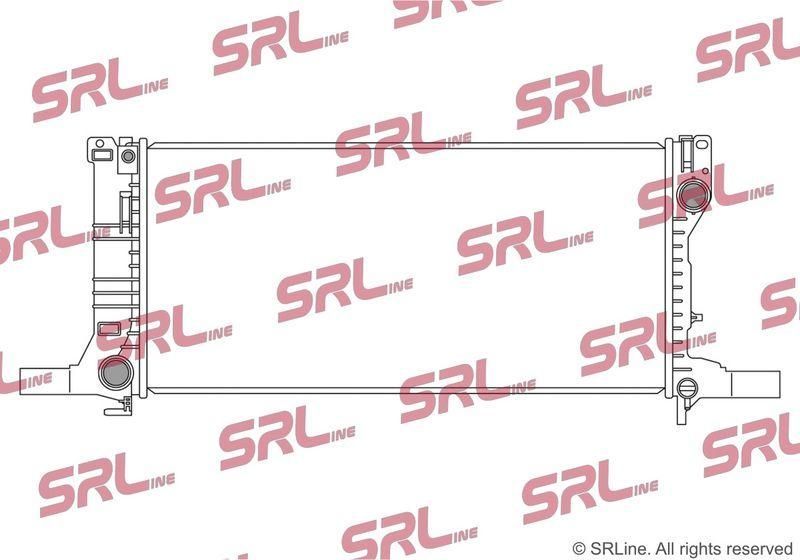 Radiator apa Geely Atlas 20, Monjaro 20, Tugella 20; Lynk & Co 01 20; Volvo XC40 20, 2.0 T, 1.5 T, 2.0 d, 705x343x16mm, AC: +/-, fagure brazat, OE