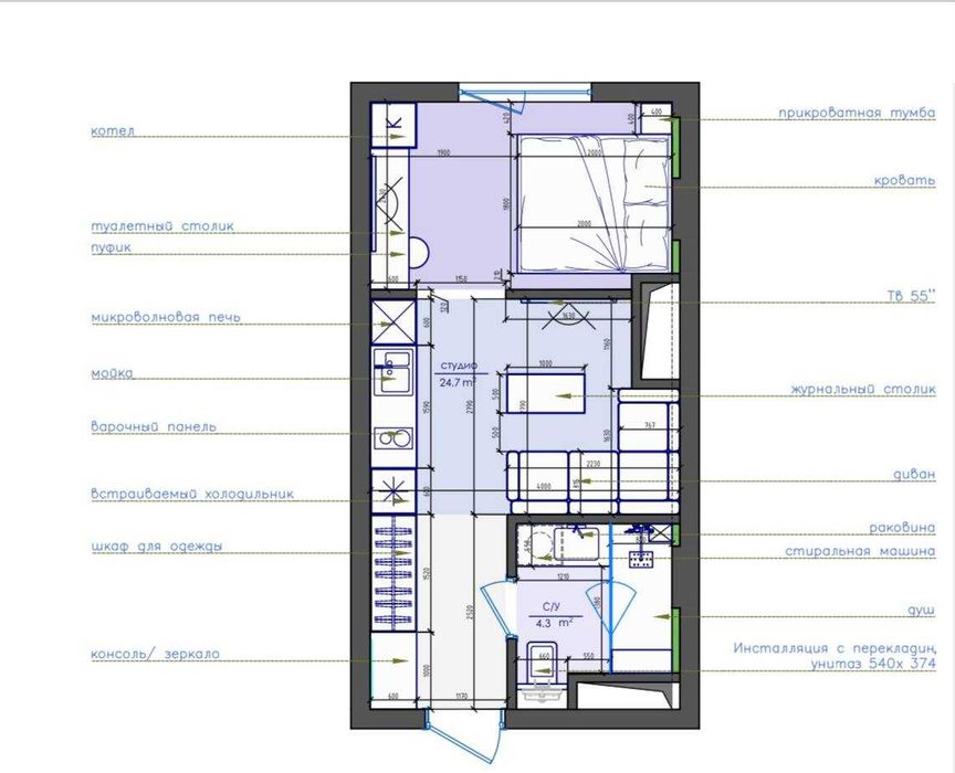 1/9/12 ЖК Imperial - Алайский Рынок Коробка с готовым дизайн проектом