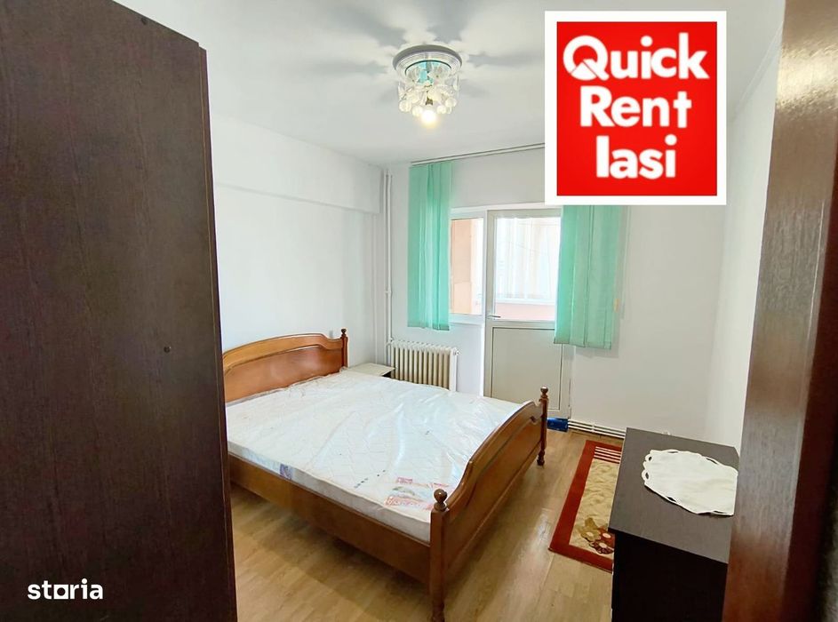 Centru Langa UMF si UAIC Apartament 3Camere Decomandat De Inchiriat