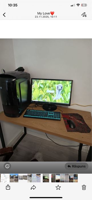 Pc  Sistem Gaming  calculator i5 9400f caNou Monitor AOC 1ms raspuns