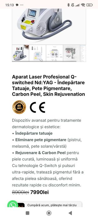 Mașina de scos tatuaje,pistrui