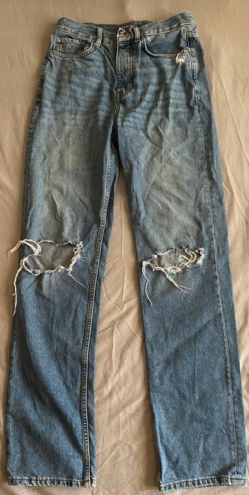 Сини дънки oversized