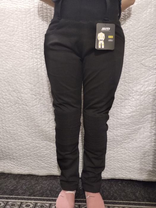 Pantaloni moto dama Leggings cu protectii marimi XS, S, M, L Noi!