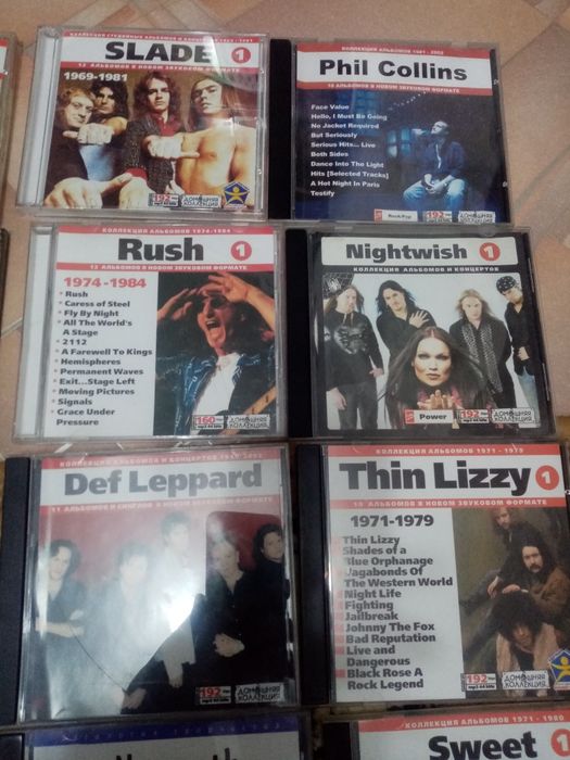 CD диски зарубежных Рок исполнителей