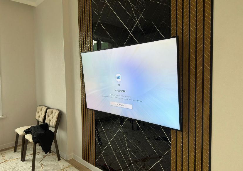 Установка телевизоров на стену