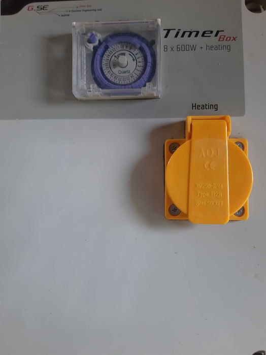 G.S.E.tiimer box 8x600w +  heating