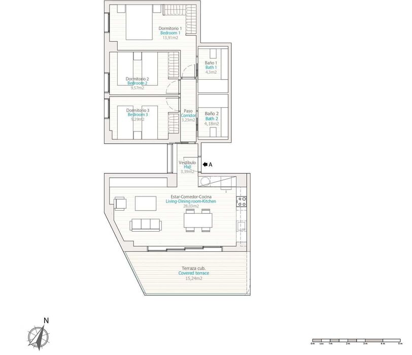 Апартамент с фронтална гледка към морето | 50 м от плажа – Испания