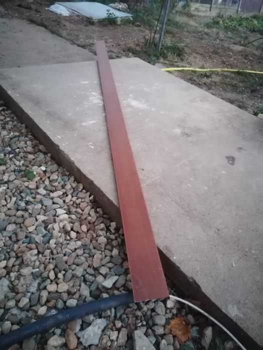 Външен подпрозоречен перваз 10 см