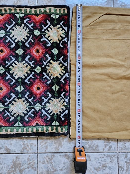 Калъфки и каре шити на ръка върху панама! Автентични! Чисто нови!