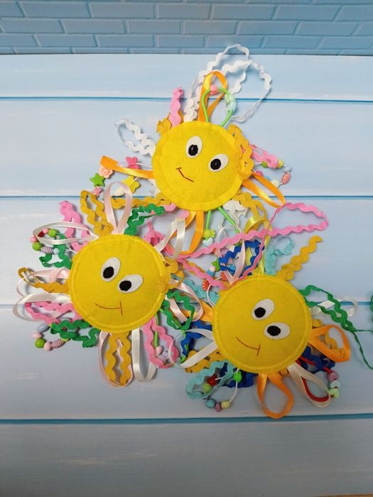 Развивающие игрушки из фетра для малышей