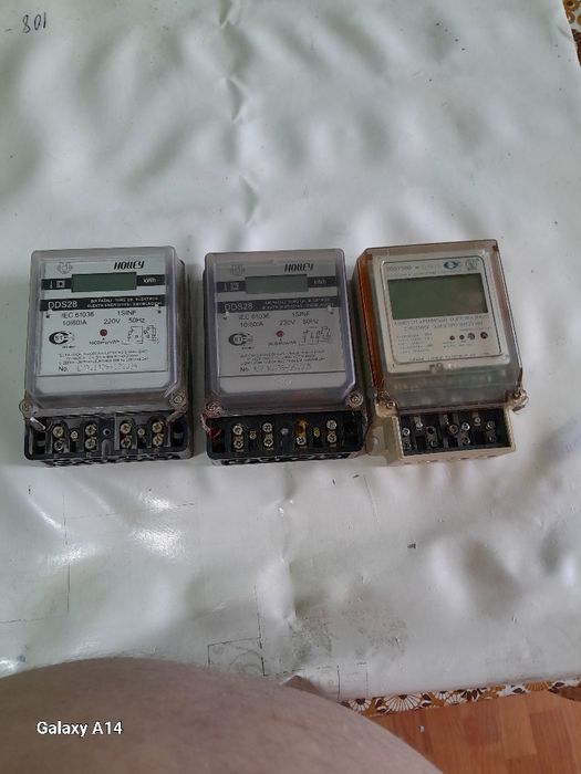 Электронный электросчетчик DDSY580 и DDS28 б/у.(б/у)..