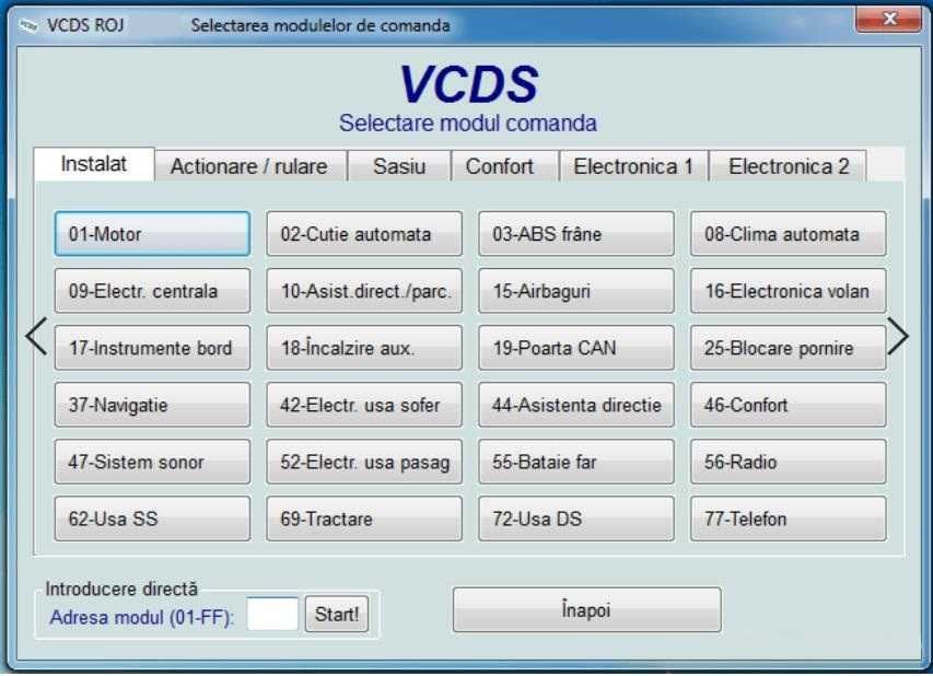 Interfata diagnoza VAG COM VCDS 25.3 VW Audi Seat Skoda ROMANA 2025