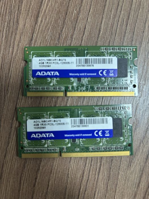 Оперативная память ddr3l adata