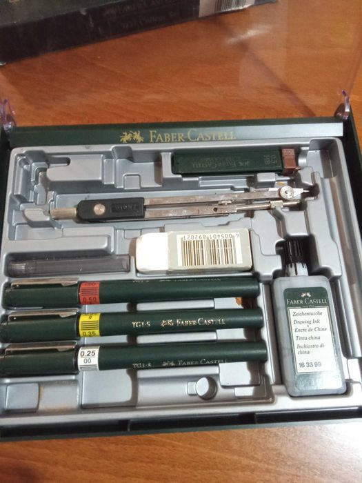 Мастилени писалки Faber-Castell TG13: 3 бр.-0,25, 0,35 и 0,5 мм