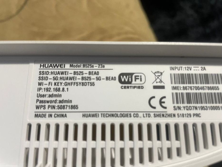 Router Huawei B525s cu antene 2x2 mimo 4g câștig 23 db