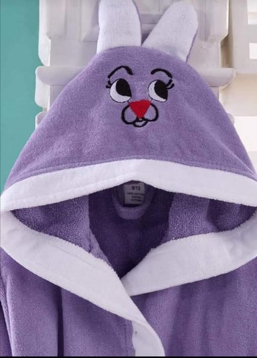 Детски памучен халат 100% памук