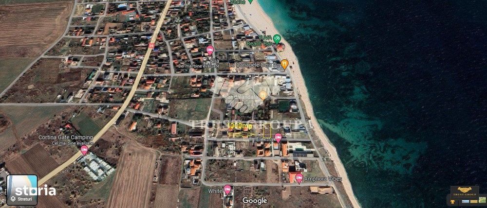 Teren intravilan | 1000mp | Vama Veche | la doar 100m de plaja
