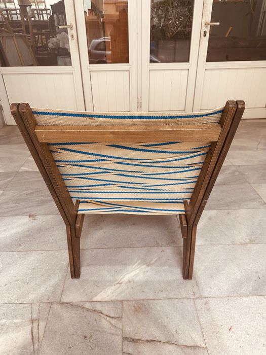 Скандинавски дизайнерски lounge стол от Швеция – mid-century стил