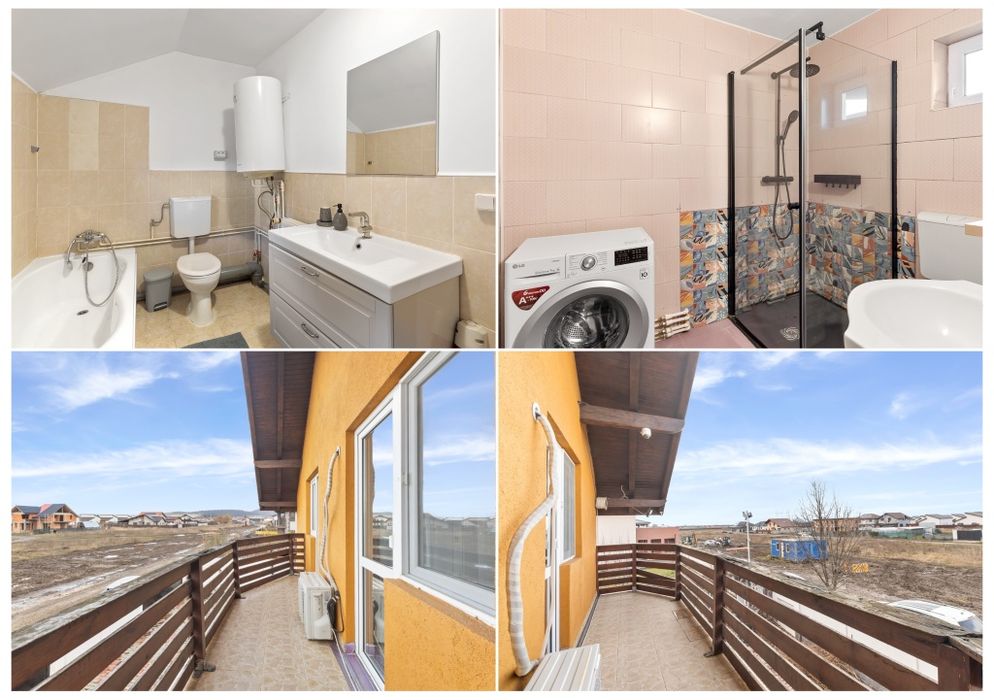Casa complet utilata - gradina si garaj