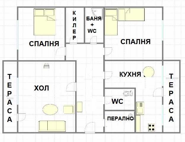 Тристаен апартамент Възраждане 1