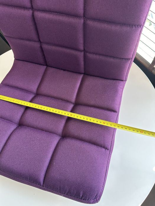 Текстилна седалка за бар стол