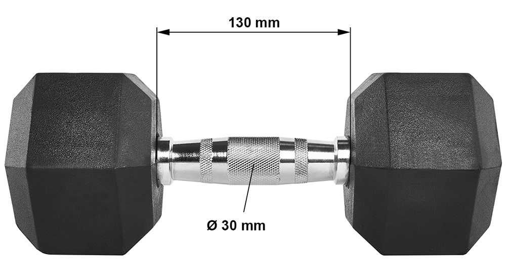 Сет Гири Хекс 1 до 10 кг (10 двойки) , Хексагонални Дъмбели