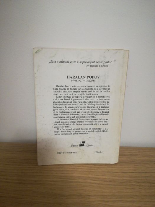 Carte: Torturat Pentru Credinta - Haralan Popov