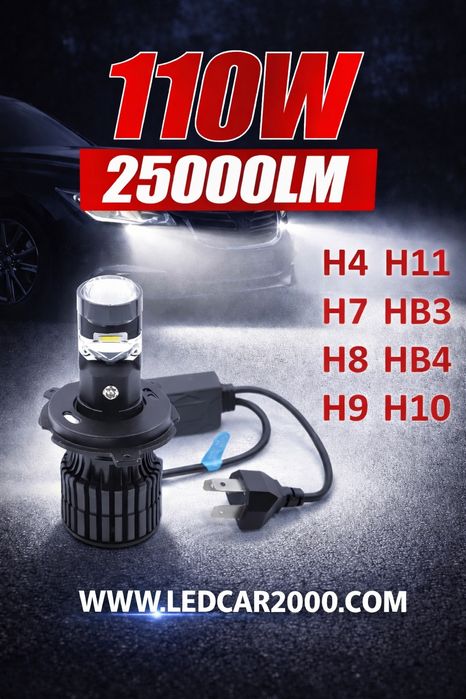 Лед Крушки Bi-LeD mini *CANBUS* +Подарък Led T10