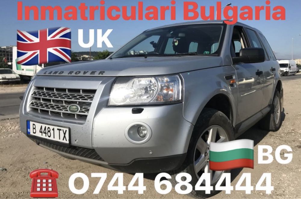 Inmatriculari Bulgaria masini din UK