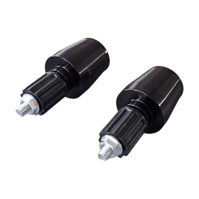 Краш тапи за мотоциклет Automat, 2бр, 70x30мм, Алуминий, Черен