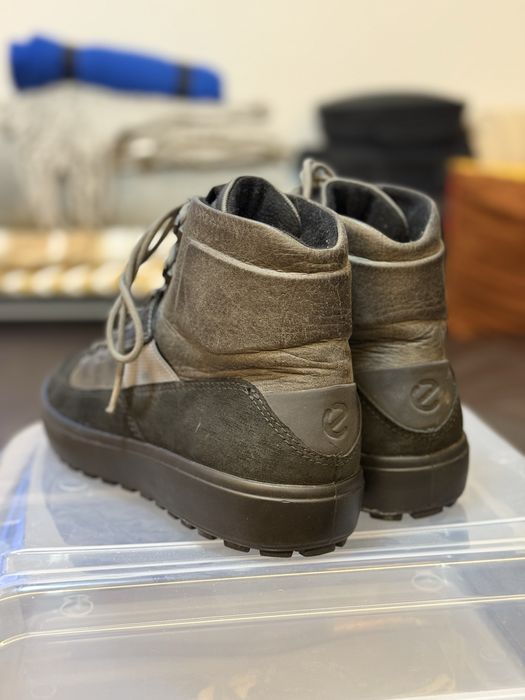 ECCO Soft 7 Tred M — зимние кожаные ботинки, EU 42
