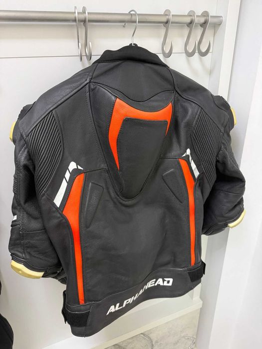 Geaca moto Alphahead piele naturala, marime L