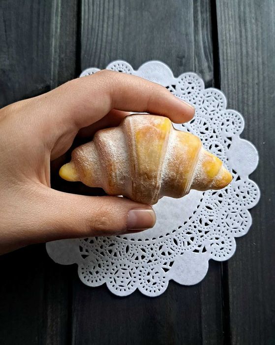 Необычные подарки! "Мини-круассан", МЫЛО ручной работы.