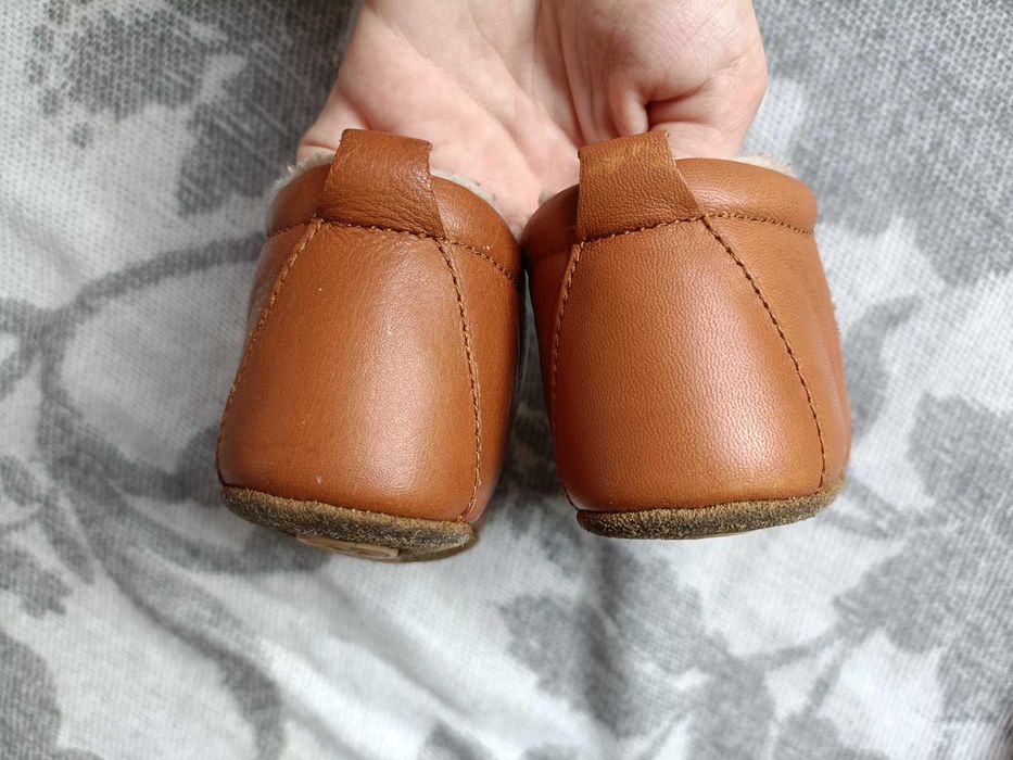 Botosi din piele si lana 22 (12.5cm)