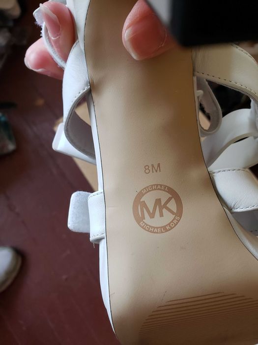 Michael Kors Demi Leather Sandal, естествена кожа