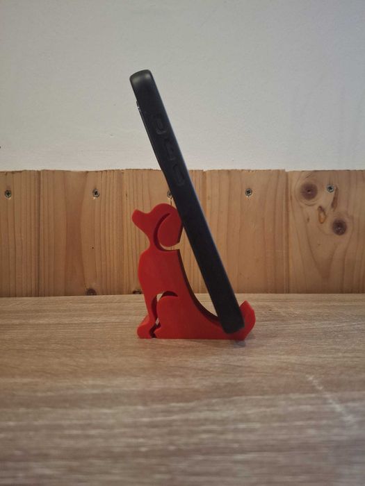 Suport telefon în formă de cățel