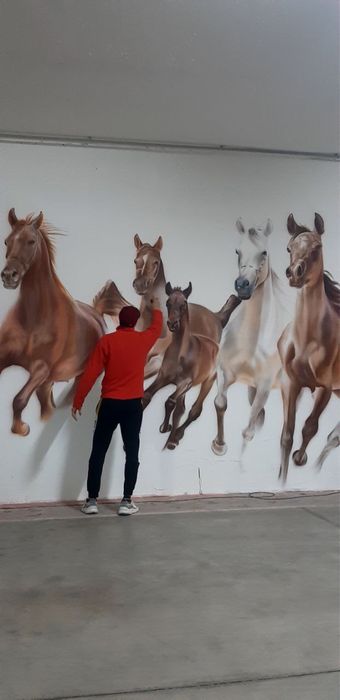 Қабырғаға көркем сурет салу | Муралдар | Граффити