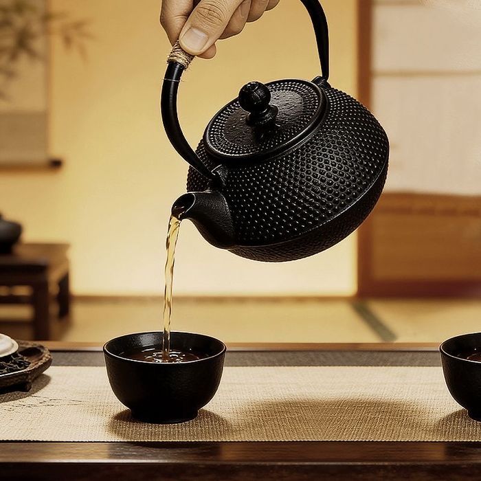 Чугунный чайник для заваривания чая — 800 мл