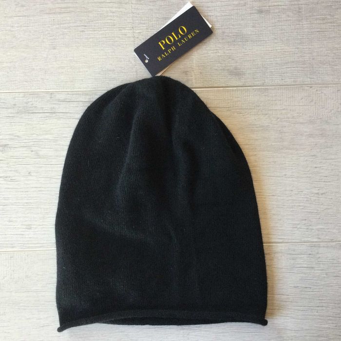 НОВА 100 % оригинална черна зимна шапка на POLO RALPH LAUREN от САЩ