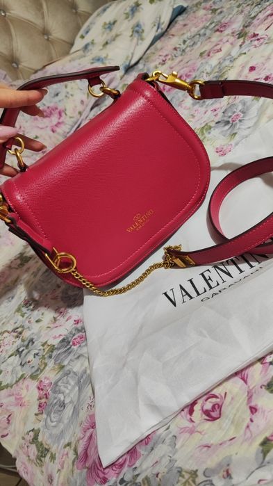 Новая женская сумка малиновая