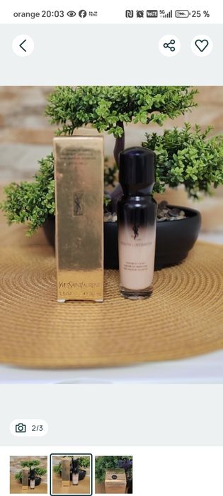 Fond de ten Yves saint Laurent