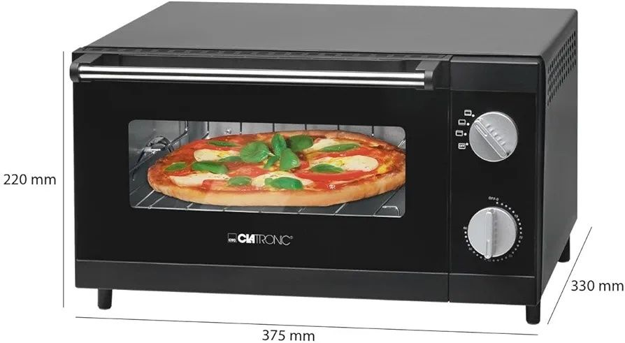 Нова мултифункционална фурна за пица Clatronic MPO 3520 черна