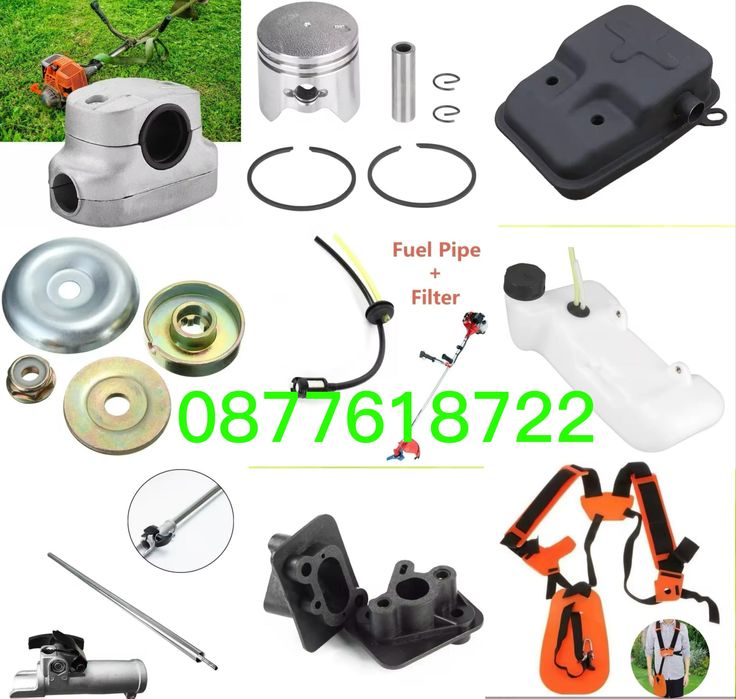 Резервни части за бензинови тримери  коси  храсторези