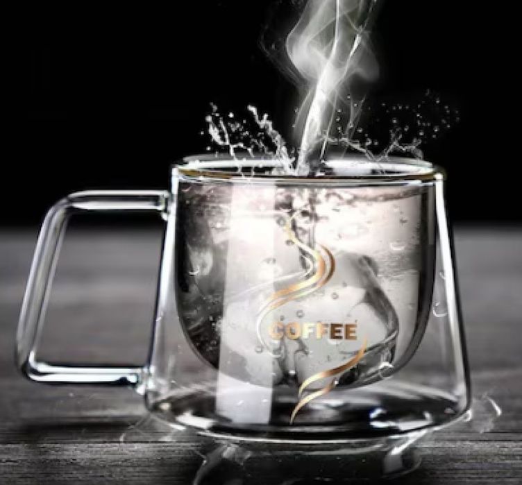 Чаша за кафе и чай с двойно дъно Coffee