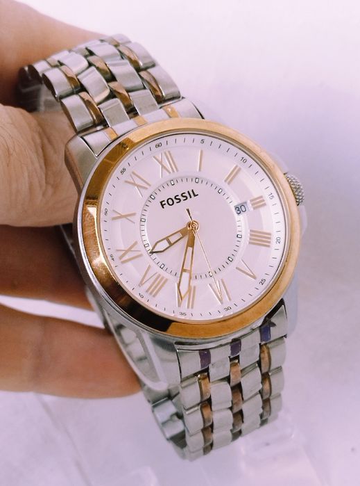 Ceas bărbătesc Fossil Grant FS4965, cu quartz, din otel inoxidabil.